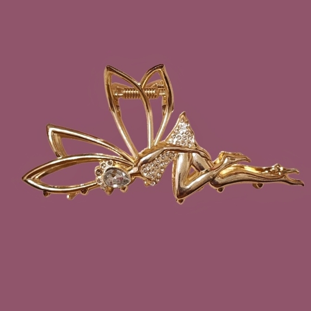✨️Elegant Gold Fairy Metal Hair Clip